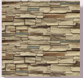 Set 10 x placi autoadezive pentru perete tip marmura impermeabila 30x60 cm-caramida sparta 