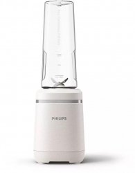 Blender cu pahar to go Philips seria 5000 HR2500/00 Recipient Tritan Renew 0.6l 350 W Alb