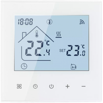 Termostat Wi-Fi pentru incalzirea termica pe gaz BeOk TDR89W-WIFI-WPB 