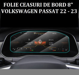 Folie sticla securizata pentru ecran ceasuri de bord 8&rdquo GIDA-CRIS GC116 compatibil Volkswagen Passat intre anii 2022-2023 