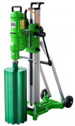 Masina de carotat BDK33 si stativ DRILL32 Dr.SCHULZE putere 3.200W 230V diametru maxim de carotare 350mm 