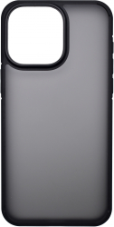 Husa din silicon X-Level Armor Series Frosted Sand pentru iPhone 15 Plus - Smoke Black 