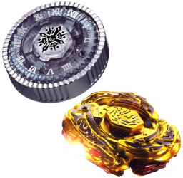 Pachet titirezi 4D BB104 Basalt Horogium fara lansator + 3013H L-Drago Gold DF105LRF cu lansator si varf metalic 