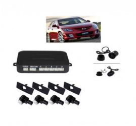 Senzori parcare cu camera video fara display S600 tip OEM de 16.5mm Argintiu 