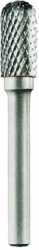 Freza carbura tungsten forma C - cilindrica cap rotunjit tais dublu M16 Tivoly 