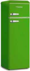 Frigider cu doua usi Snaige FR26SM-PRDG0E3 Retro 241 l H 165.5 cm Low Frost Iluminare LED clasa E Verde 