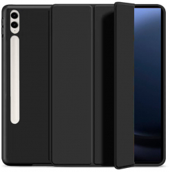 Husa Ultra Slim pt. Samsung Galaxy Tab S9 FE Plus SM-X610 /X616B 12.4 inch Silicon TPU Smart Cover - Negru 