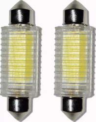 Set 2 x Bec SOFIT 2 COB 2W cu radiator 12LED