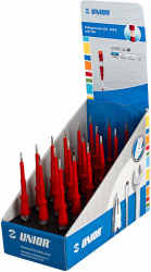 Set de testere de tensiune in display de carton 623907 Unior 