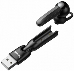 Casca Bluetooth cu Docking Station In ear Policarbonat P74 Negru 