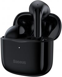 Casti bluetooth wireless Baseus E3 TWS Bluetooth 5.0 IP64 Cablu USB-C inclus Negru 