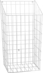 Cos rufe murdare incorporabil in dulap alb 590 x 226 x 245 mm