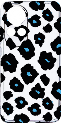 Husa Bestcase comp cu OPPO Reno 10 Pro 5G Blue Leopard Pattern Antisoc 2MM Soft Silicon prot cam T 1039 