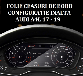 Folie sticla securizata pentru ecran ceasuri de bord cu configuratie inalta GIDA-CRIS GC139 compatibil Audi A4 2017-2019