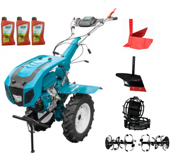 Motocultor Profesional DAKARD Hs 1100D NEW 16 Cp. Roti Metalice. Plug Arat. Rarita Reglabila 3l Ulei 