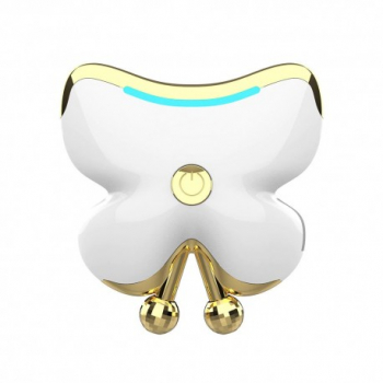 Aparat de masaj facial Techstar® VMF109 Cu incalzire la 45º C Design Modern Acumulator Incorporat Alb