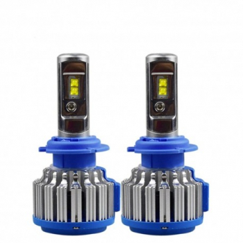 Set 2 LED-uri Auto Techstar® T1 9012 35w 8000 Lumeni 6000K AUTO 12-24 Volti CREE Canbus Radiator Alu 