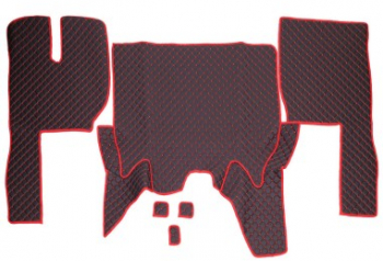 Set Covorase Piele Ecologica Truck Umbrella Pentru Volvo Euro 6 Cutie Automata Negru 
