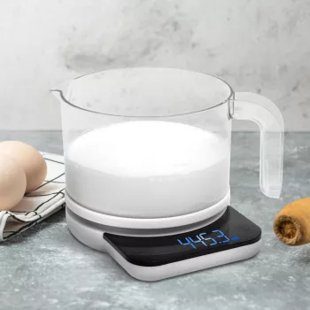 Dozator si cantar digital de bucatarie - 2 x AAA - 800 ml 