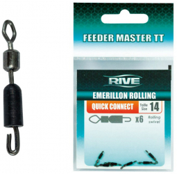 Agrafa Vartej MMT Rive Quick Connect Rolling 6 buc Marime accesorii 12 Buc/pac 6 