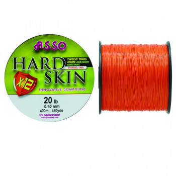 Fir MMT Asso Hard Skin Solid 0.28mm 10lb 1640m Red 
