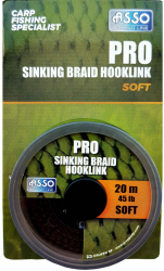 Fir MMT Asso Pro Soft Sinking Braid Hooklink 15Lb 20m Multicolor 
