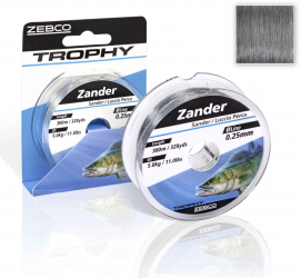 Fir MMT Zebco Trophy Zander 0.25mm 5.00kg 300m Gri 