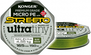 Fir Textil MMT Konger Streeto Ultra Tiny 0.08mm 3.95kg 150m Olive Green 