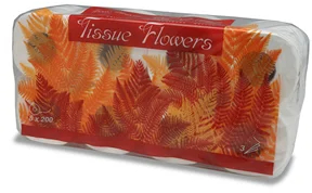 Hartie igienica Domestic Tissue Flowers 200 - pachet 8 role