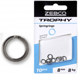 Inele Despicate MMT Zebco Trophy Split Ring 6mm 