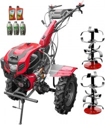 Motocultor Profesional Weima Wm 1100FE-6 Viteze Motor 16 Cp Pornire Electrica cu Diferential si Ulei 