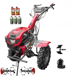 Motocultor Profesional Weima Wm 1100FE-6 Viteze Motor 16Cp Pornire Electrica cu Diferential. Roti Metalice. Plug Reversibil 