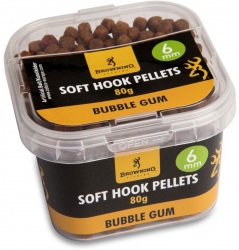Pelete Soft MMT Browning Soft Hook Pellets 6mm 80g Bubble Gum 