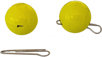 Plumbi Cheburashka MMT Konger Galben 16gr cu Agrafa Detasabila 5buc 
