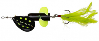 Rattlin Spinner DAM MMT Effzett 11cm 18gr Black Demon 