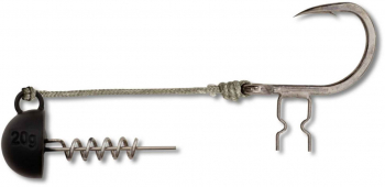 Rig Somn MMT Black Cat 6/0 50gr Shad Claw Rig 