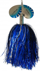 Spinner DAM MMT Effzett Pike Rattlin 6 40gr Silver Blue 
