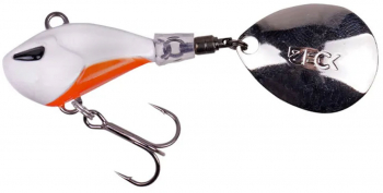 Spinnertail MMT Zeck Rogue Runner 10gr White Orange 