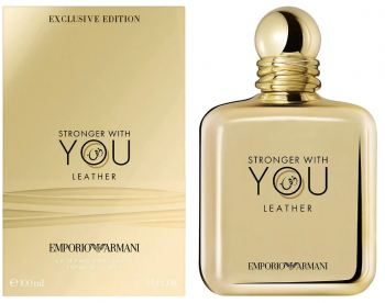 Armani Emporio Stronger With You Leather apa de parfum barbati 100ml 