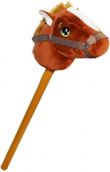 Calut de calarit cu bat si sunet - Maro 73 cm 7Toys 