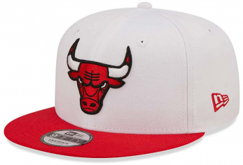 Sapca New Era 9fifty chicago bulls white crown team 