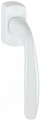 Maner geam termopan Hoppe New York aluminiu functie Secustik patrat variabil 7/32-42 mm culoare alb F9016 