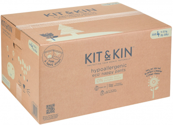 Scutece Hipoalergenice Eco Kit&Kin Chilotel Maxi Marimea 4 9-15 kg 132 buc 