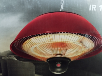 Incalzitor terasa infrarosu de tavan 1500 W telecomanda interior/exterior IP34