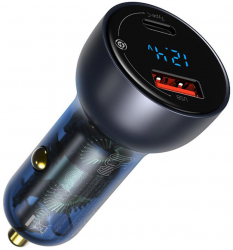 Incarcator pentru Masina Type-C PD65W USB QC4.0 I268 Gri 