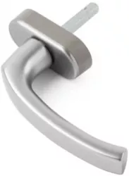 Maner geam termopan Hoppe Flensburg aluminiu functie Secustik patrat variabil 7/32-42 mm culoare titan F9 