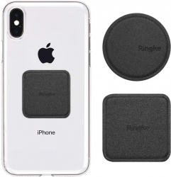 Adeziv magnetic Metalic pentru Telefon set 2 Advanced PU Leather Cover I299 Deep Dark