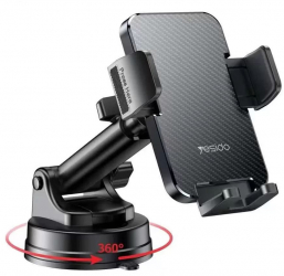 Suport Multifunctional Auto cu Prindere de Bord si Parbriz Compact I18 Deep Dark 