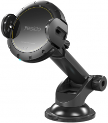 Suport Multifunctional Auto Universal cu Incarcare Wireless 15W Compact Extendable Arm I399 Deep Dark 
