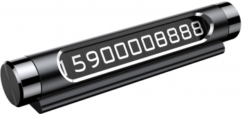 Suport Numar Auto Bord Temporary Parking F301 Black